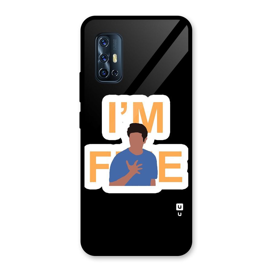 Ross is Fine Glass Back Case for Vivo V17