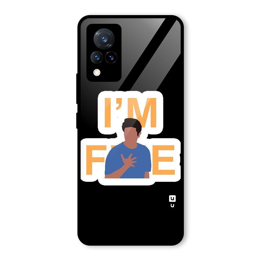 Ross is Fine Glass Back Case for Vivo V21 5G