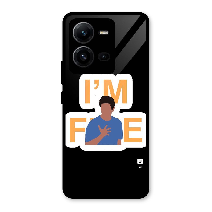 Ross is Fine Glass Back Case for Vivo V25