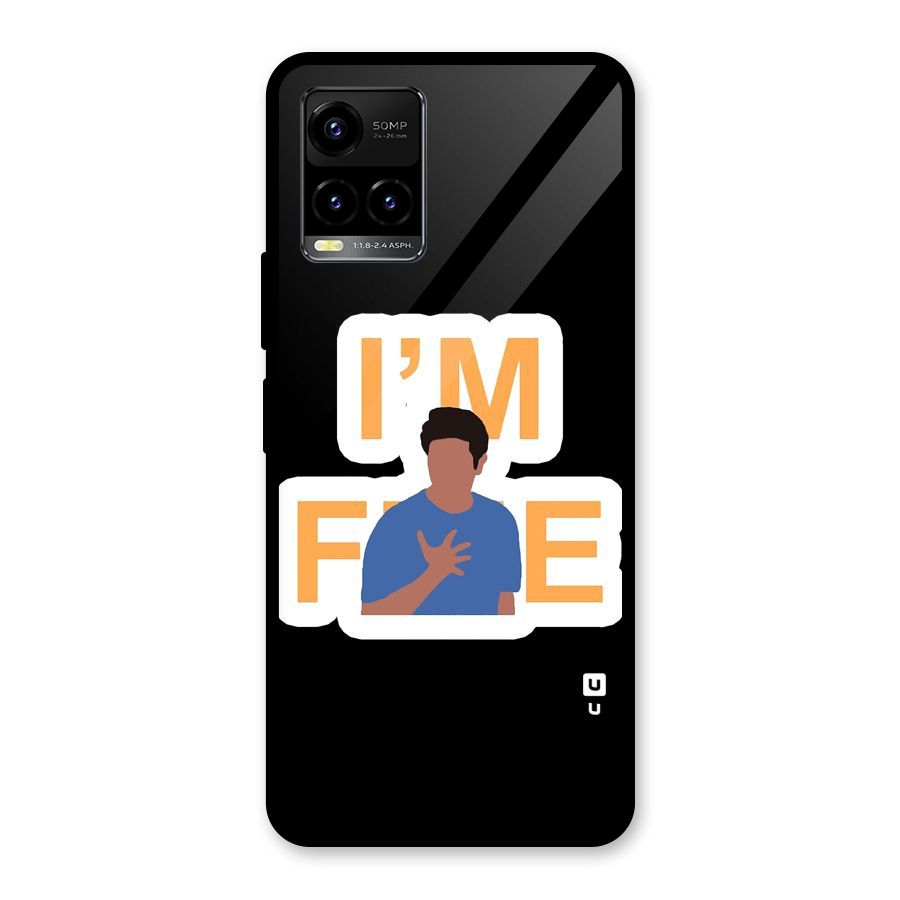 Ross is Fine Glass Back Case for Vivo Y21T