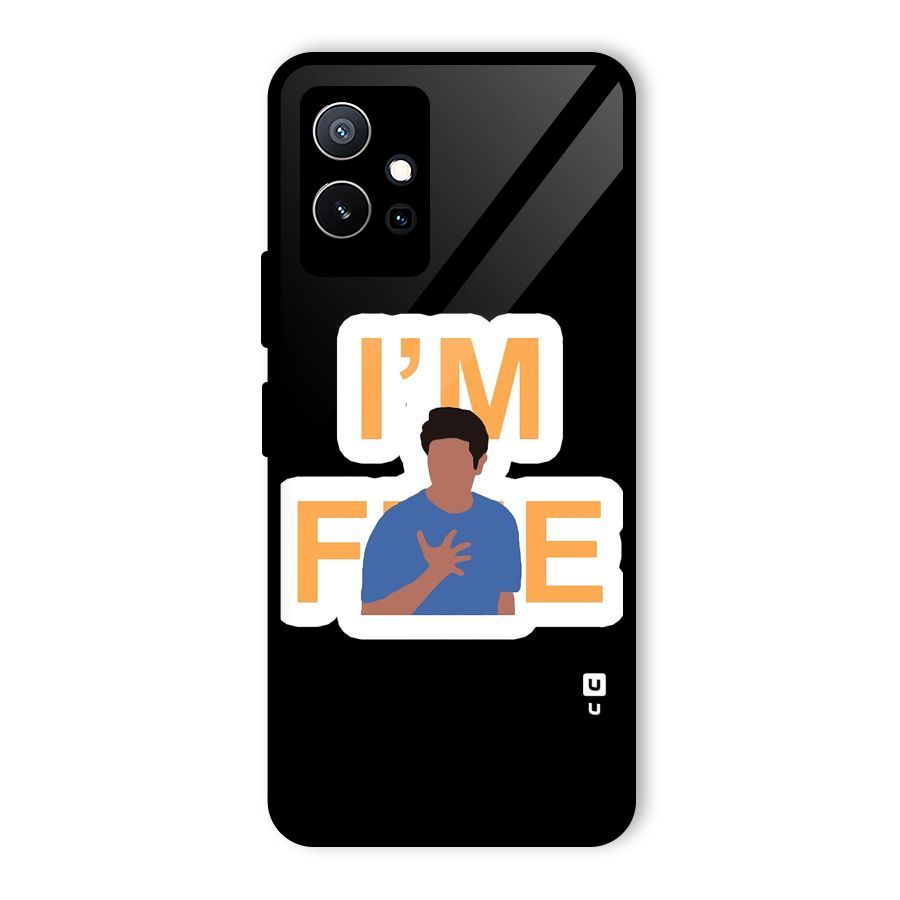 Ross is Fine Glass Back Case for Vivo iQOO Z6
