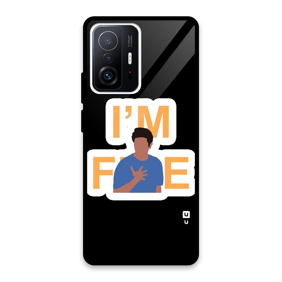 Ross is Fine Glass Back Case for Xiaomi 11T Pro