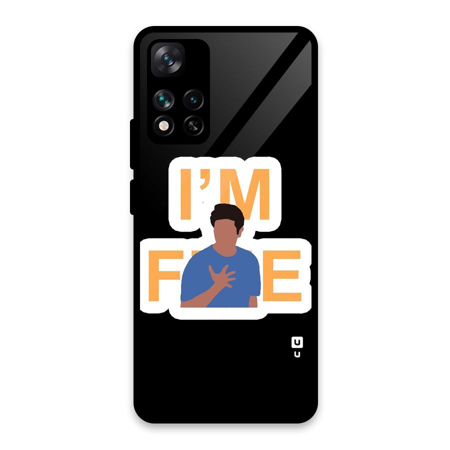 Ross is Fine Glass Back Case for Xiaomi 11i HyperCharge 5G
