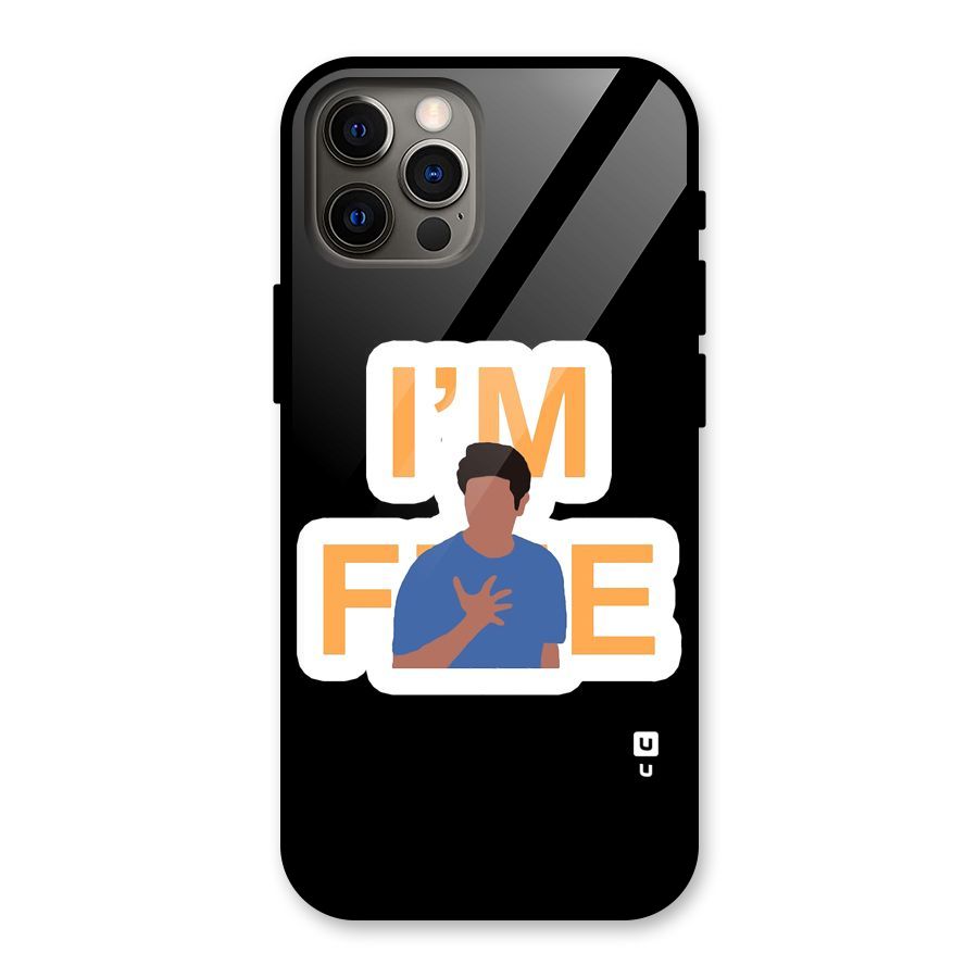 Ross is Fine Glass Back Case for iPhone 12 Pro