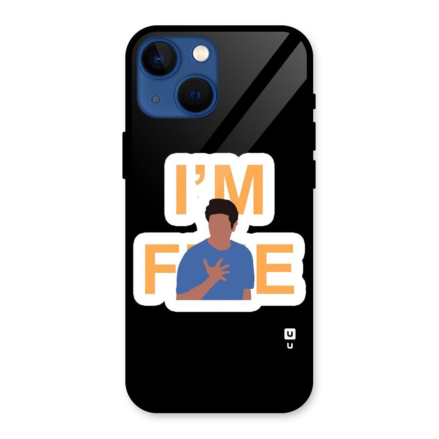 Ross is Fine Glass Back Case for iPhone 13 Mini