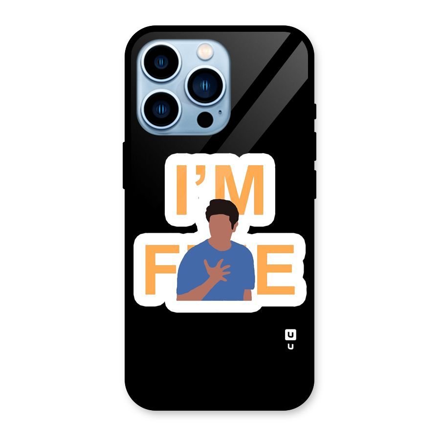 Ross is Fine Glass Back Case for iPhone 13 Pro