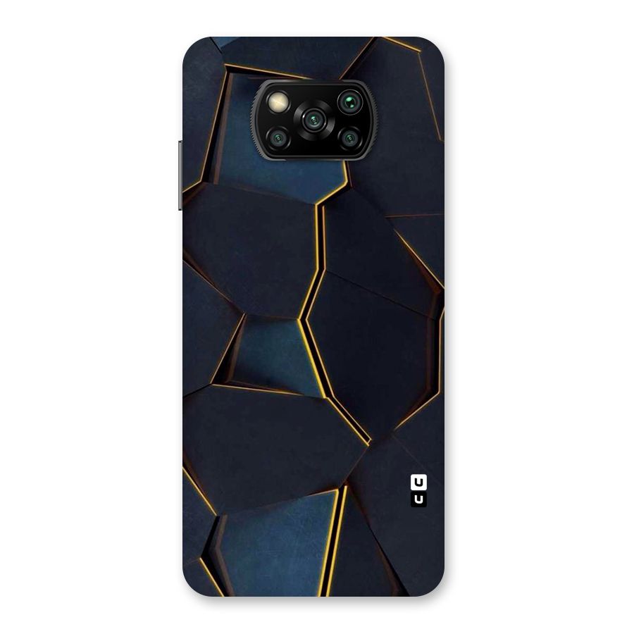 Royal Abstract Back Case for Poco X3