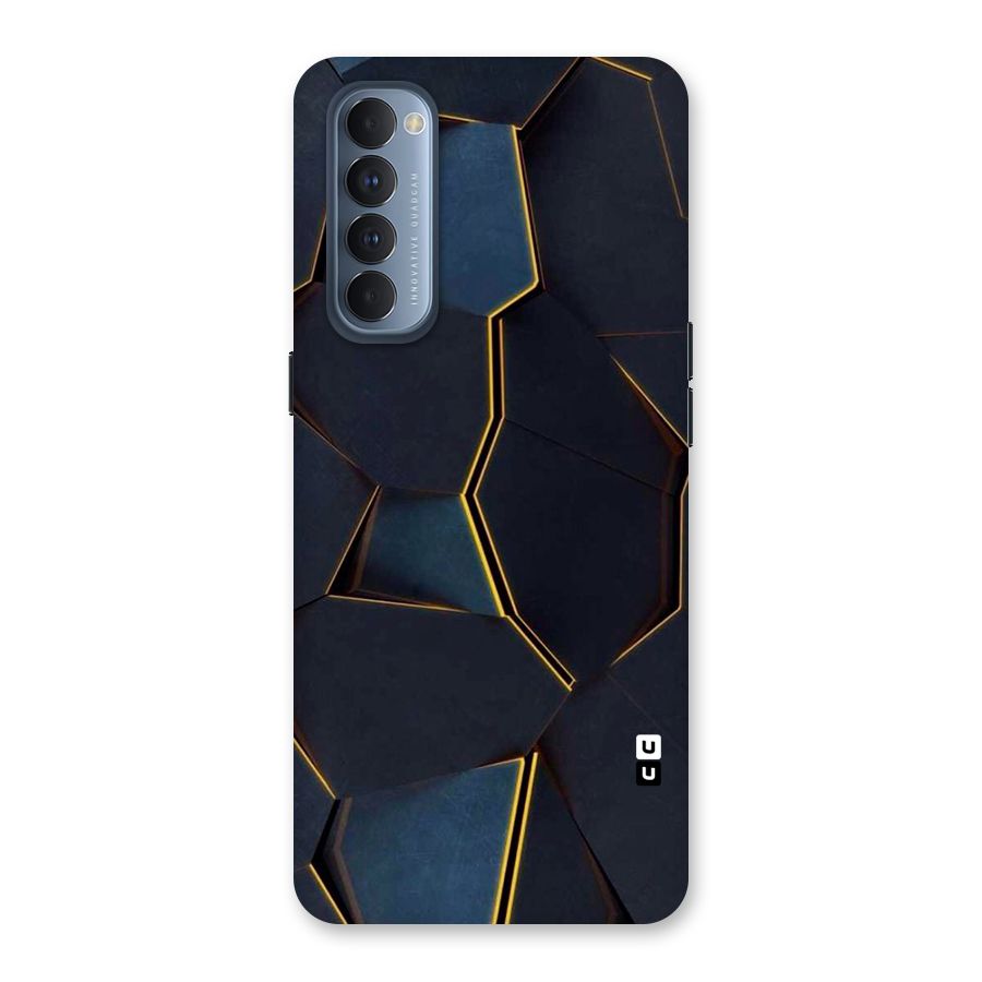 Royal Abstract Back Case for Reno4 Pro