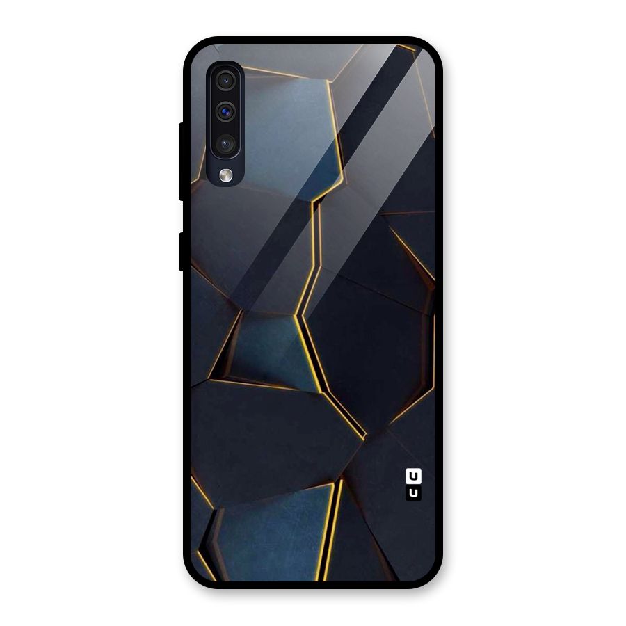 Royal Abstract Glass Back Case for Galaxy A30s