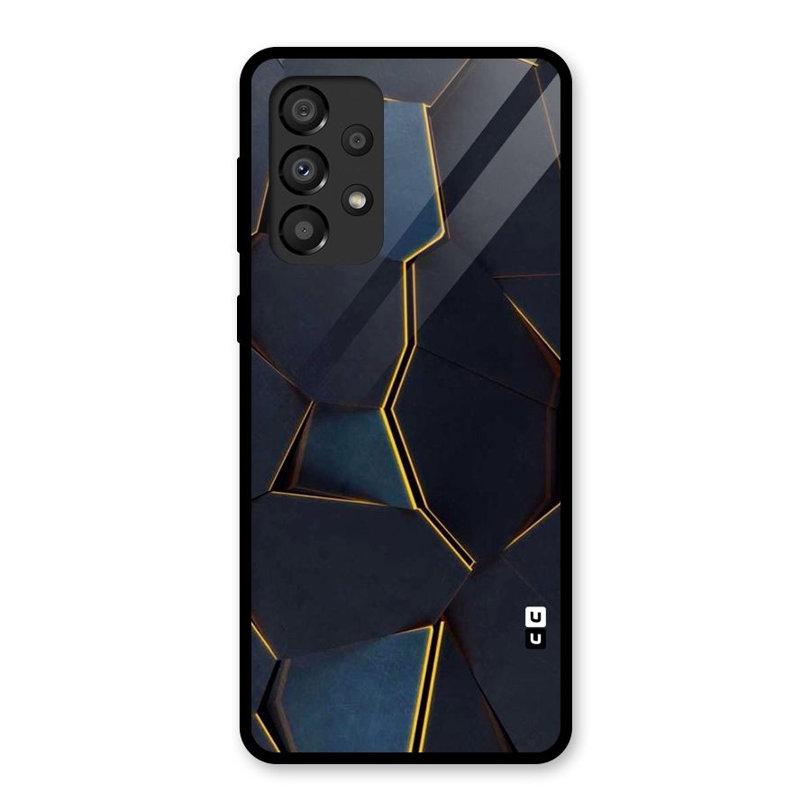 Royal Abstract Glass Back Case for Galaxy A33 5G