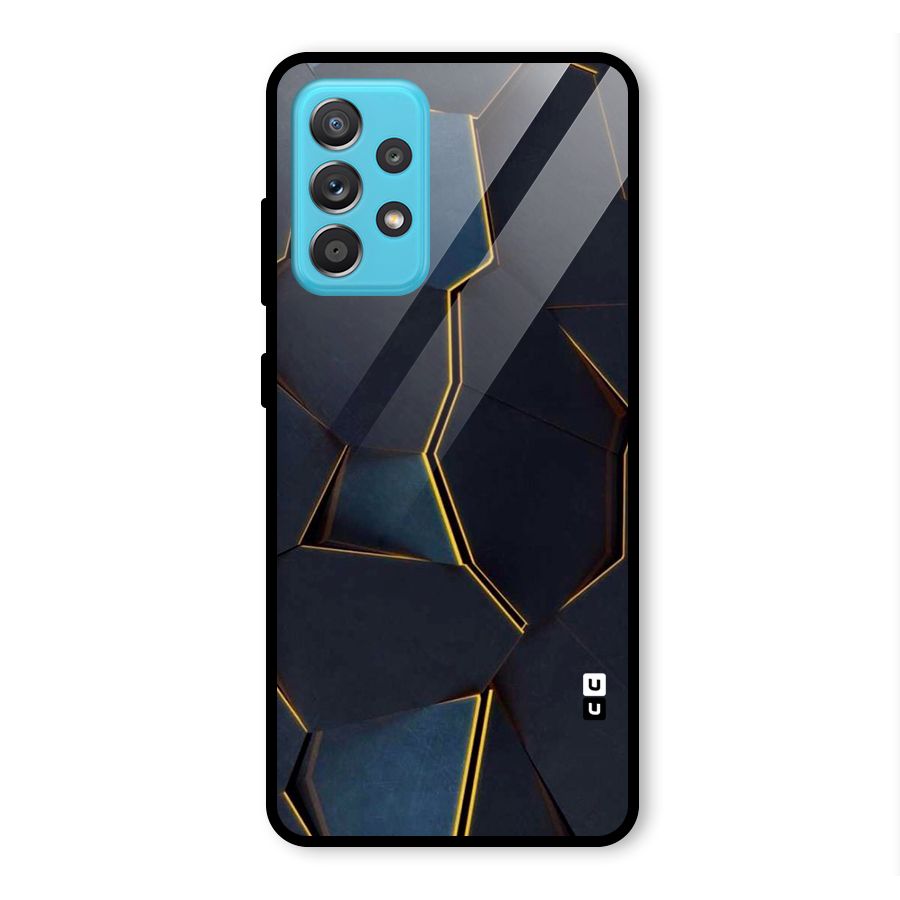Royal Abstract Glass Back Case for Galaxy A52