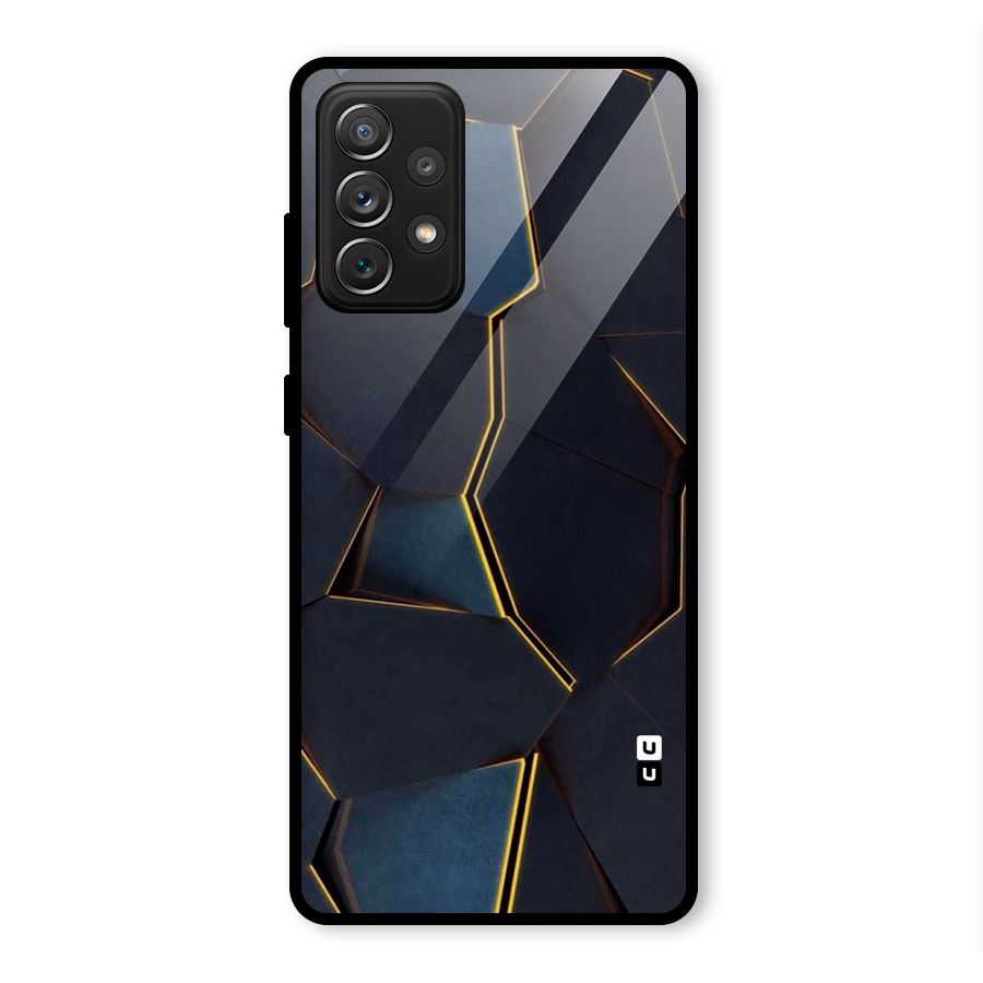 Royal Abstract Glass Back Case for Galaxy A72