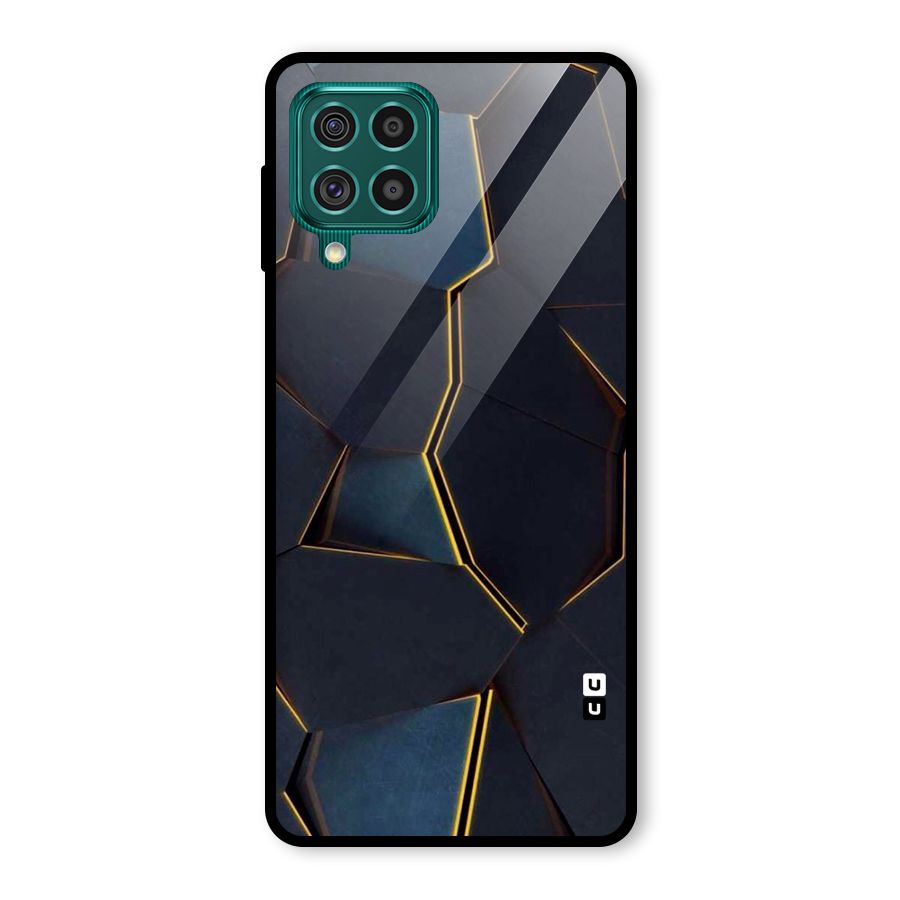 Royal Abstract Glass Back Case for Galaxy F62