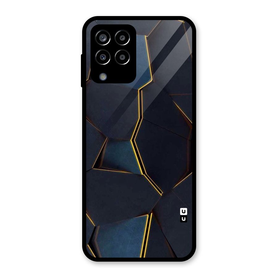 Royal Abstract Glass Back Case for Galaxy M33