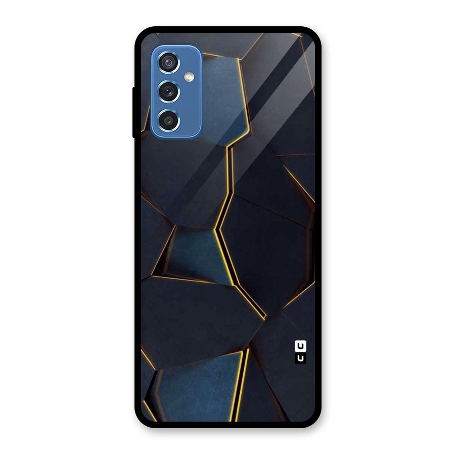 Royal Abstract Glass Back Case for Galaxy M52 5G