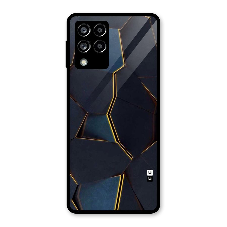 Royal Abstract Glass Back Case for Galaxy M53 5G