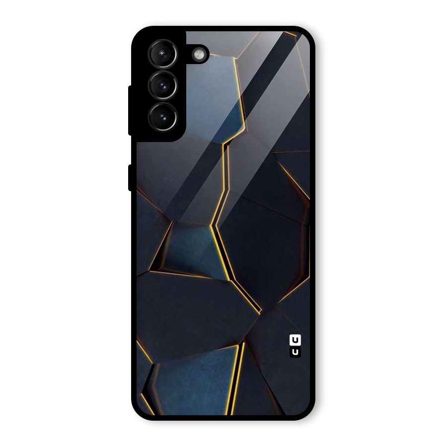 Royal Abstract Glass Back Case for Galaxy S21 Plus