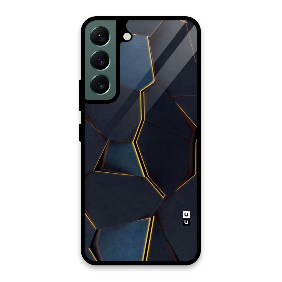 Royal Abstract Glass Back Case for Galaxy S22 5G