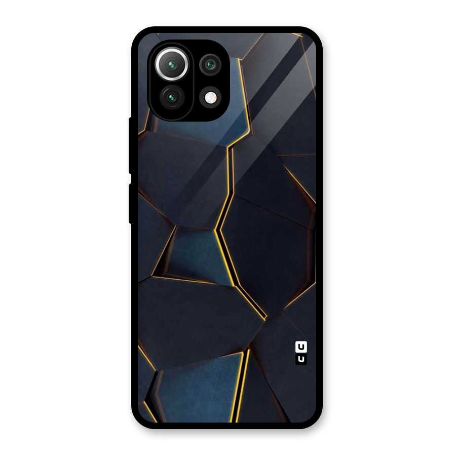 Royal Abstract Glass Back Case for Mi 11 Lite NE 5G