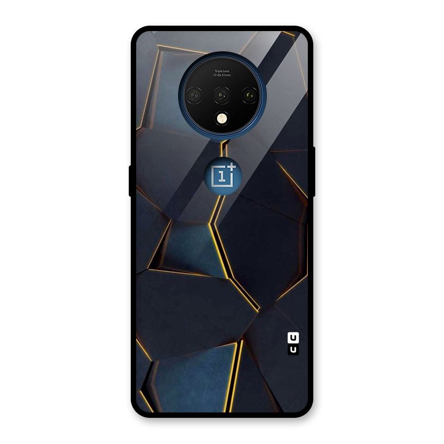 Royal Abstract Glass Back Case for OnePlus 7T