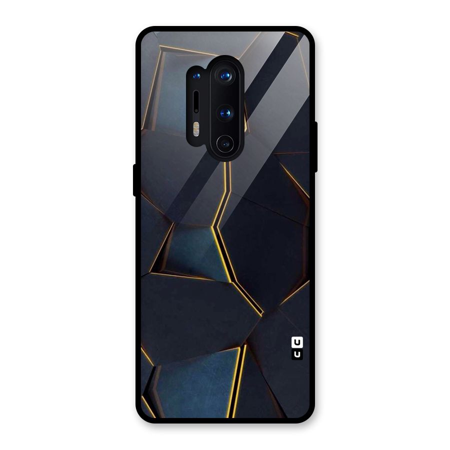 Royal Abstract Glass Back Case for OnePlus 8 Pro