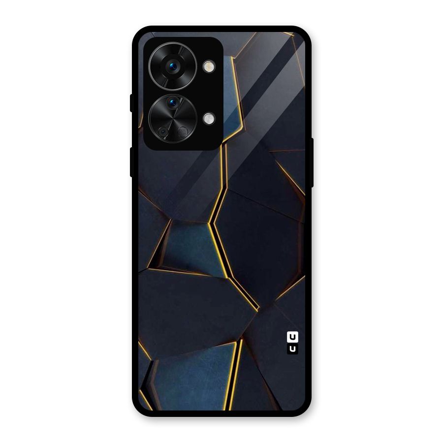 Royal Abstract Glass Back Case for OnePlus Nord 2T