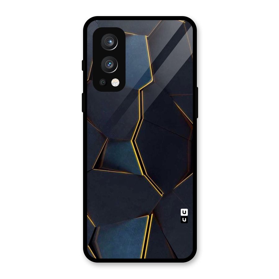 Royal Abstract Glass Back Case for OnePlus Nord 2 5G