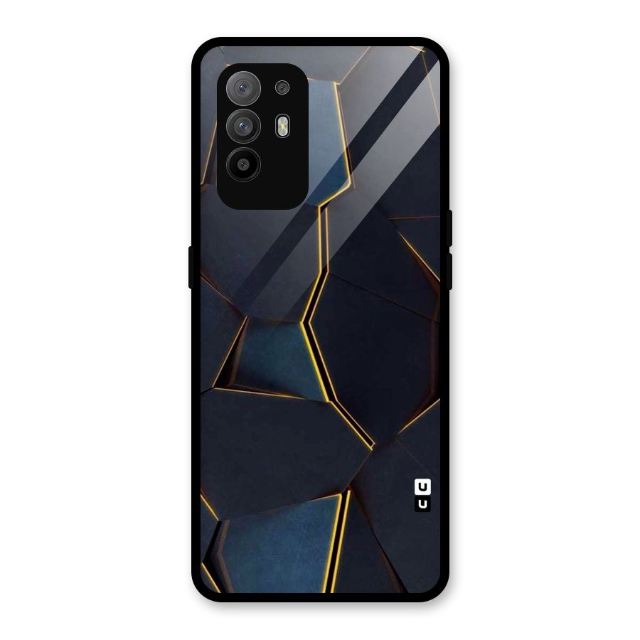 Royal Abstract Glass Back Case for Oppo F19 Pro Plus 5G