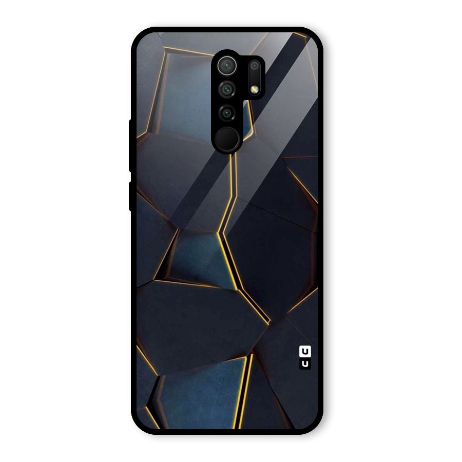 Royal Abstract Glass Back Case for Poco M2