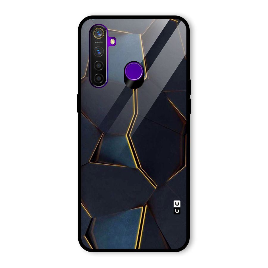 Royal Abstract Glass Back Case for Realme 5 Pro