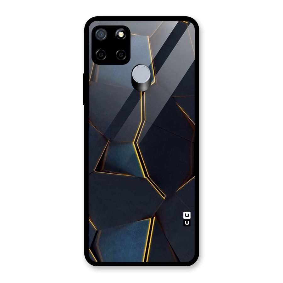 Royal Abstract Glass Back Case for Realme C15