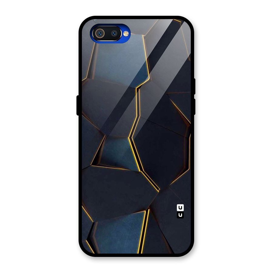 Royal Abstract Glass Back Case for Realme C2