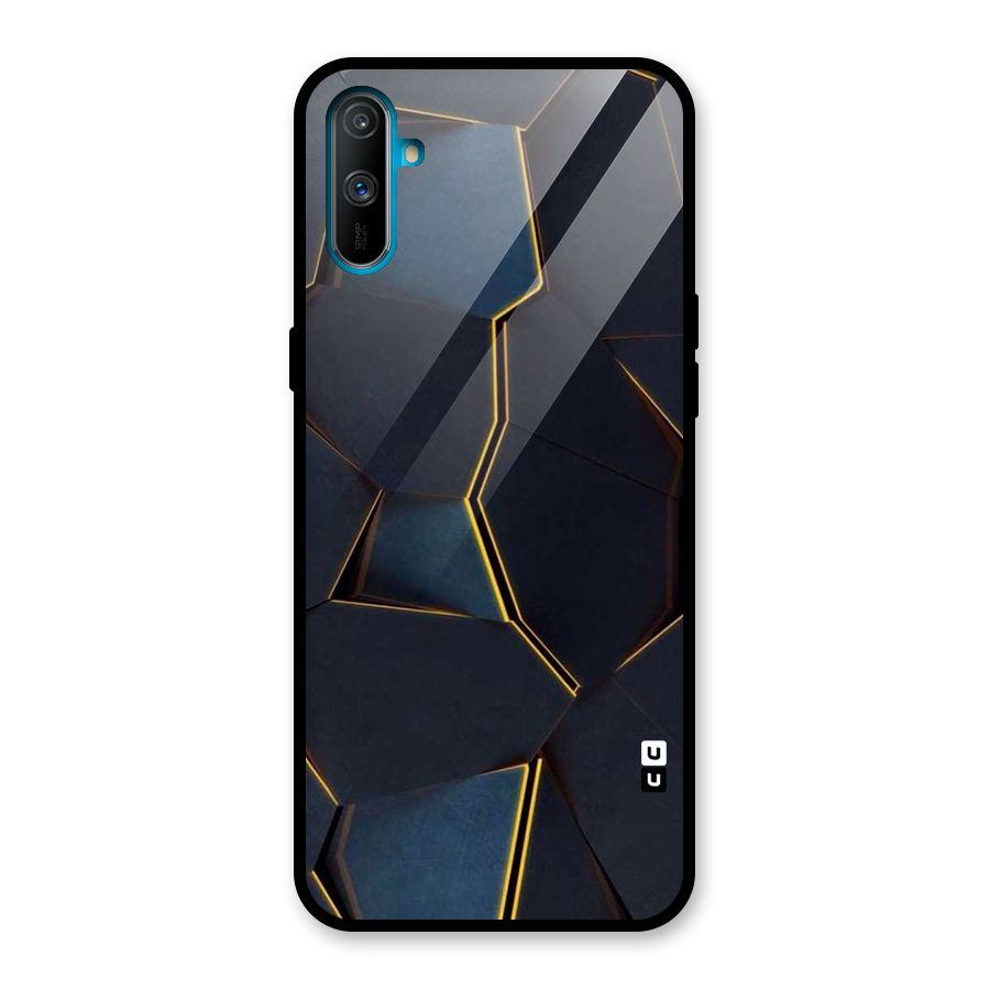 Royal Abstract Glass Back Case for Realme C3