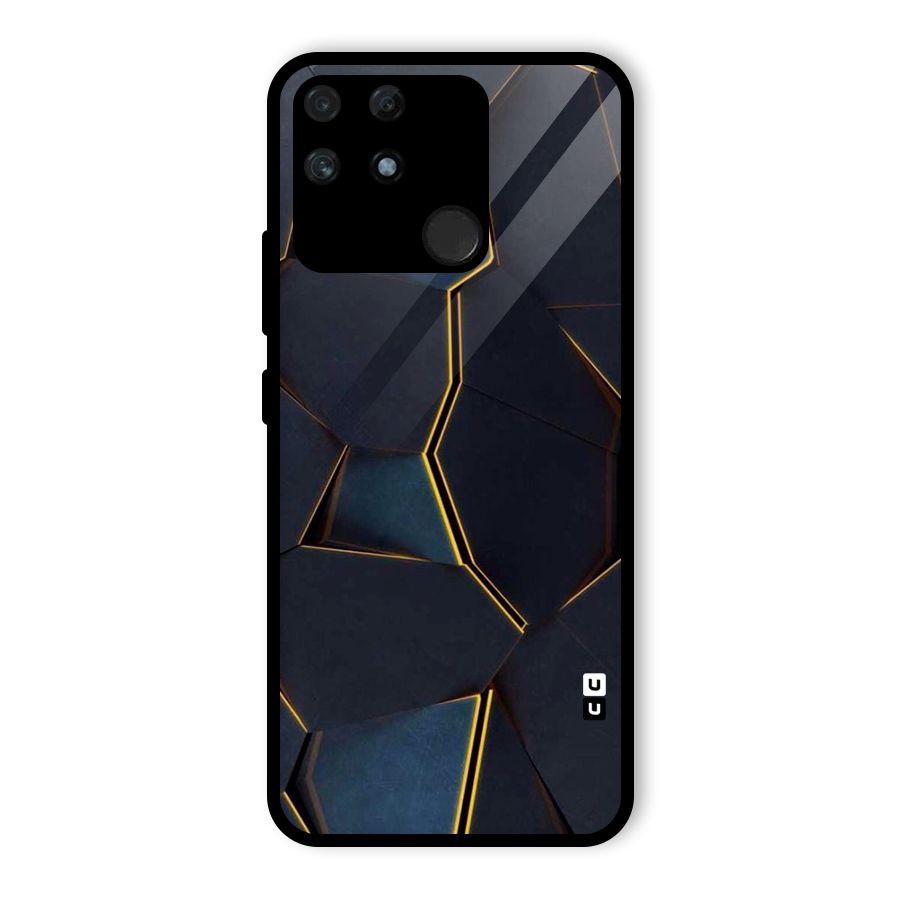 Royal Abstract Glass Back Case for Realme Narzo 50A