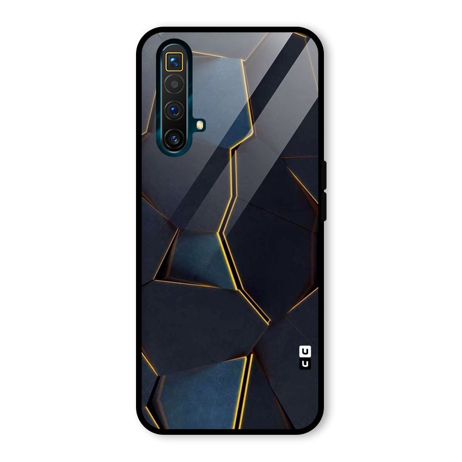 Royal Abstract Glass Back Case for Realme X3