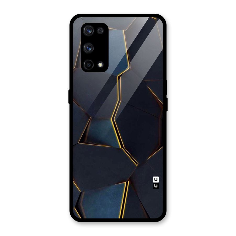 Royal Abstract Glass Back Case for Realme X7 Pro