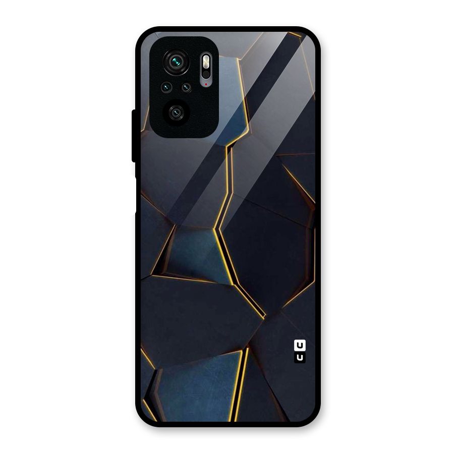Royal Abstract Glass Back Case for Redmi Note 10S