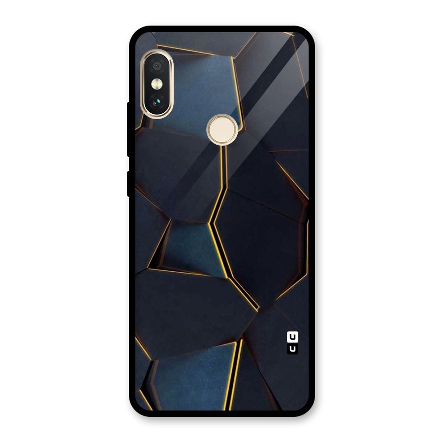 Royal Abstract Glass Back Case for Redmi Note 5 Pro
