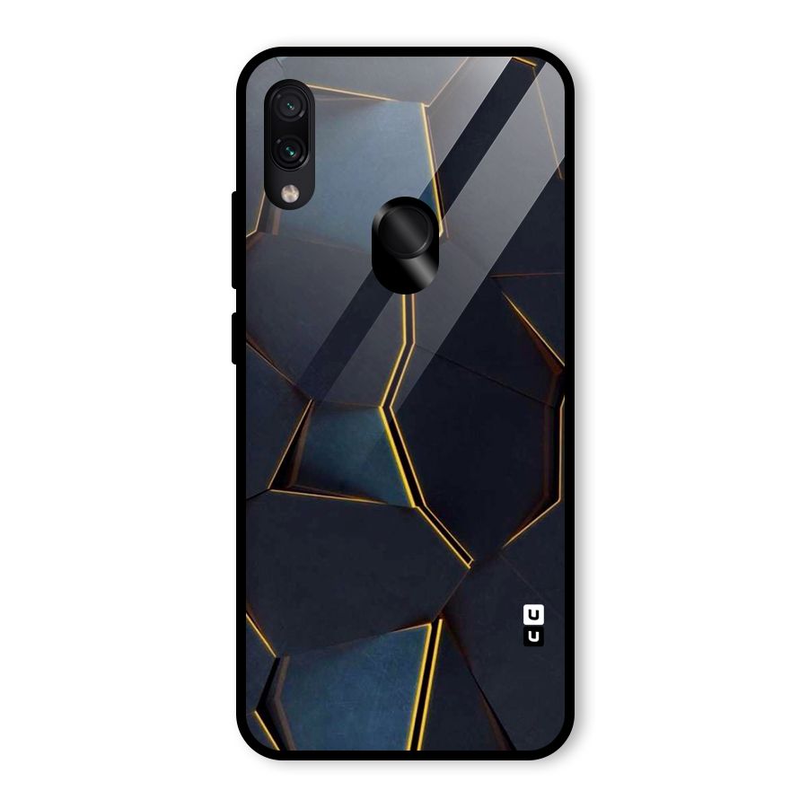 Royal Abstract Glass Back Case for Redmi Note 7 Pro