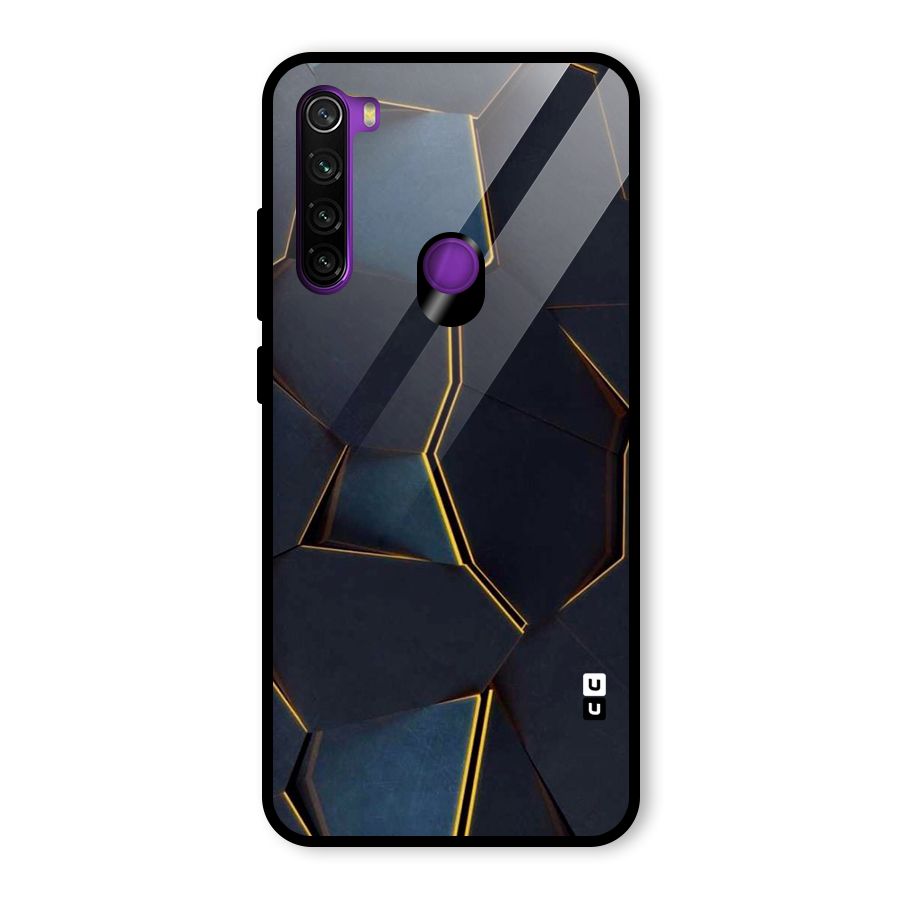 Royal Abstract Glass Back Case for Redmi Note 8