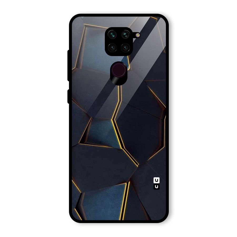 Royal Abstract Glass Back Case for Redmi Note 9