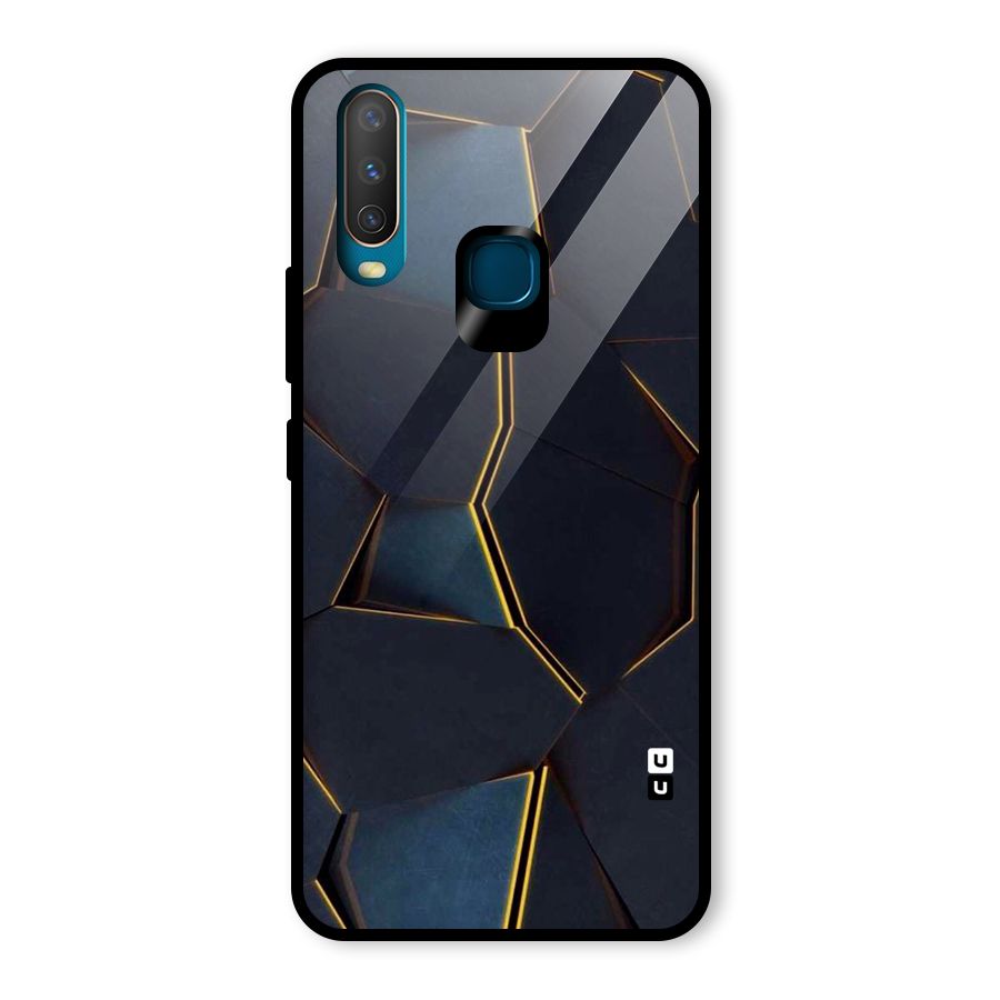 Royal Abstract Glass Back Case for Vivo U10