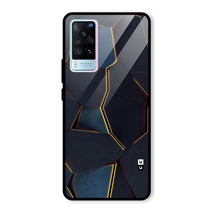 Royal Abstract Glass Back Case for Vivo X60