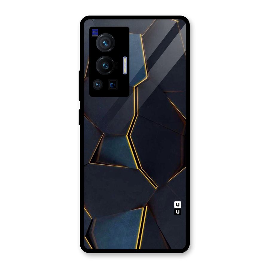 Royal Abstract Glass Back Case for Vivo X70 Pro