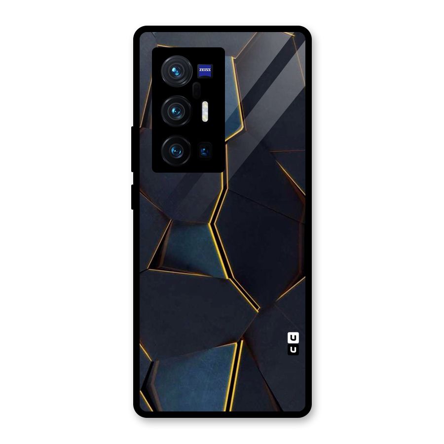 Royal Abstract Glass Back Case for Vivo X70 Pro Plus