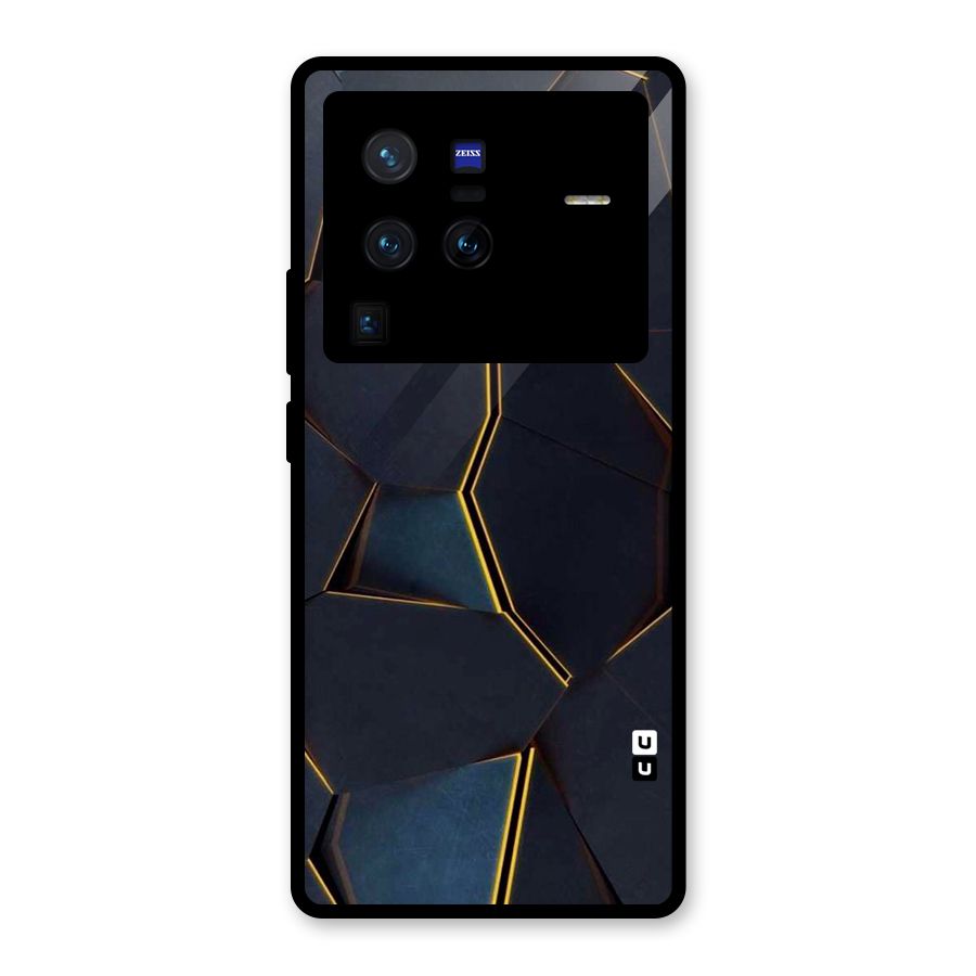 Royal Abstract Glass Back Case for Vivo X80 Pro