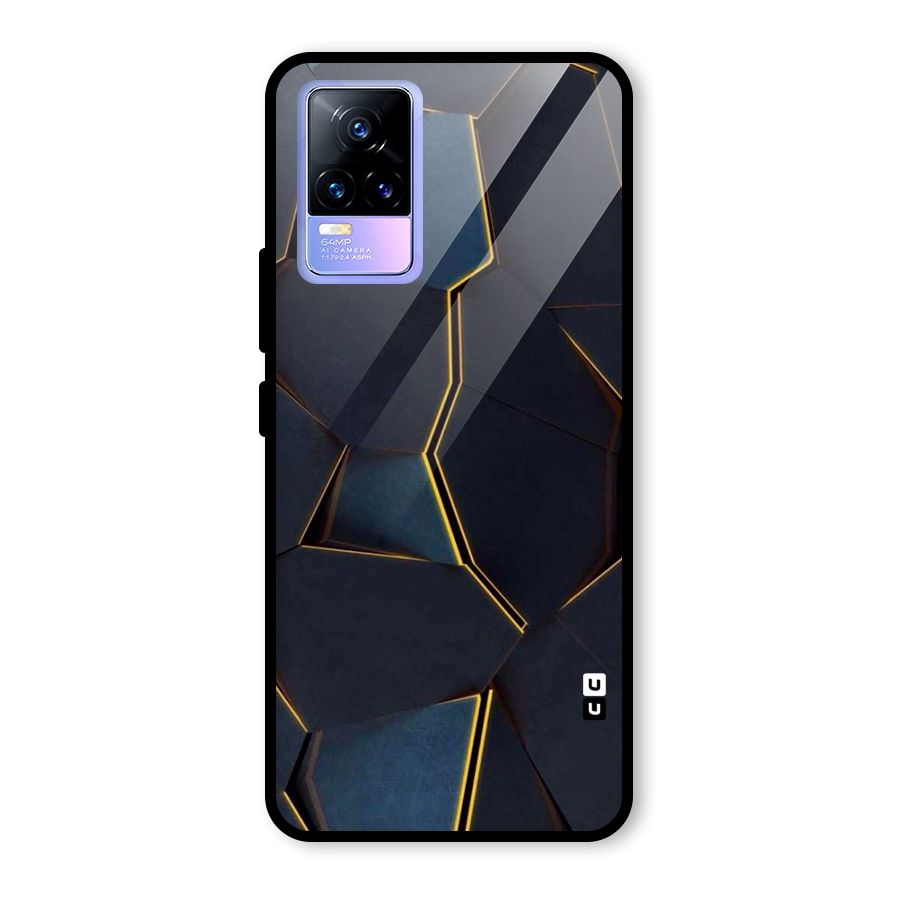 Royal Abstract Glass Back Case for Vivo Y73