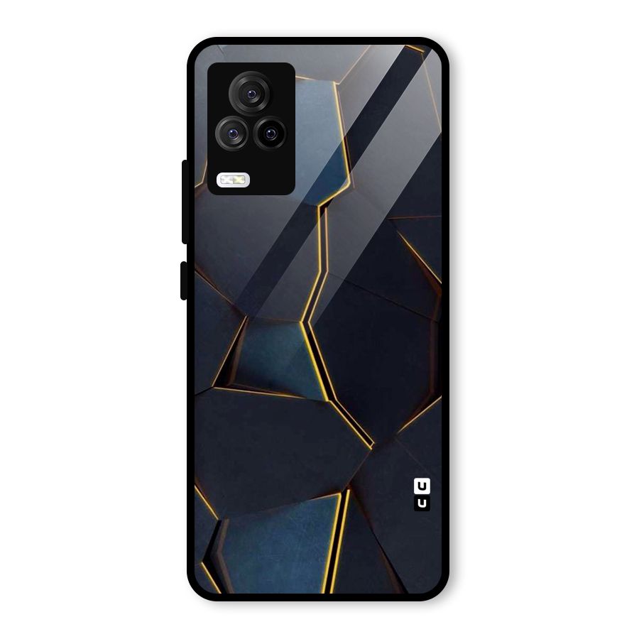 Royal Abstract Glass Back Case for Vivo iQOO 7 Legend 5G