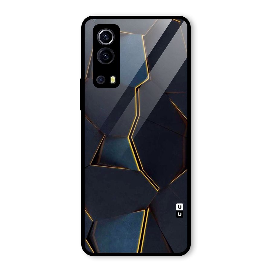 Royal Abstract Glass Back Case for Vivo iQOO Z3