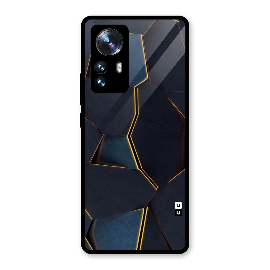 Royal Abstract Glass Back Case for Xiaomi 12 Pro